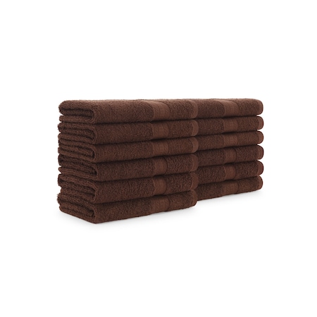 Monarch Brands True Color Hand Towels 0, Brown, 120PK HAND-BROWN-CS